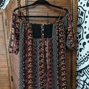 Cold shoulder dress